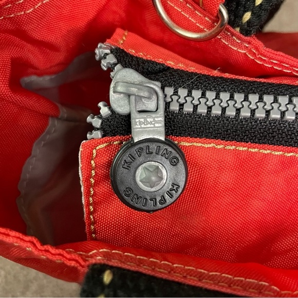 Kipling Sugar Small Red Handbag - Picture 3 of 11